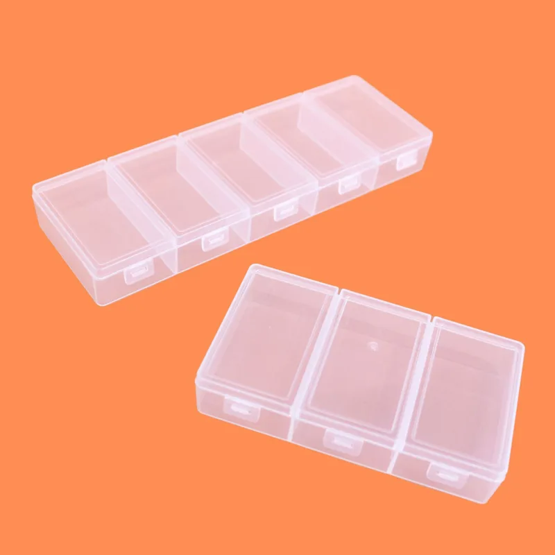 Partition Screen Divider - 3-5 bölmeli, şeffaf plastik kutu, ayrı