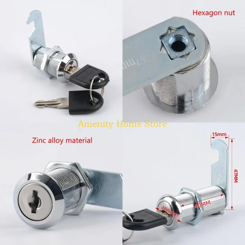 Office Furniture Hardware - F26C Alaşım Posta Kutusu Kilitleri Donanım