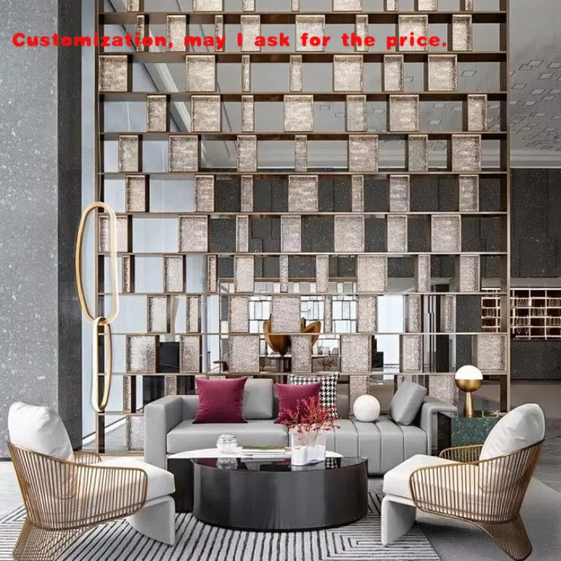 Partition Screen Divider - Özel Tasarım Modern Paslanmaz Çelik Oda