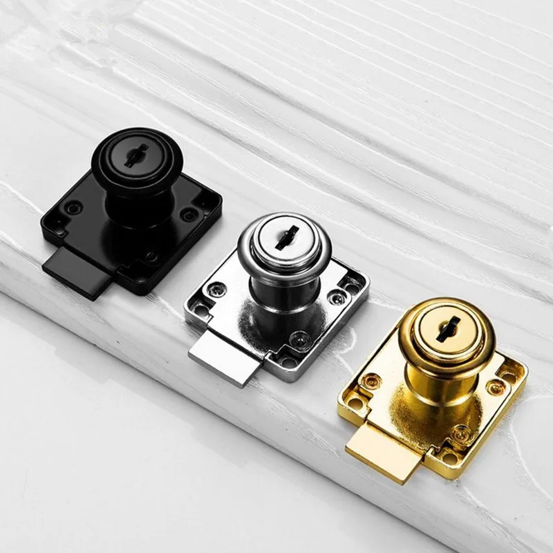 Office Furniture Hardware - 2x Çekmece Kilidi, 2 Kilit Anahtarlı,