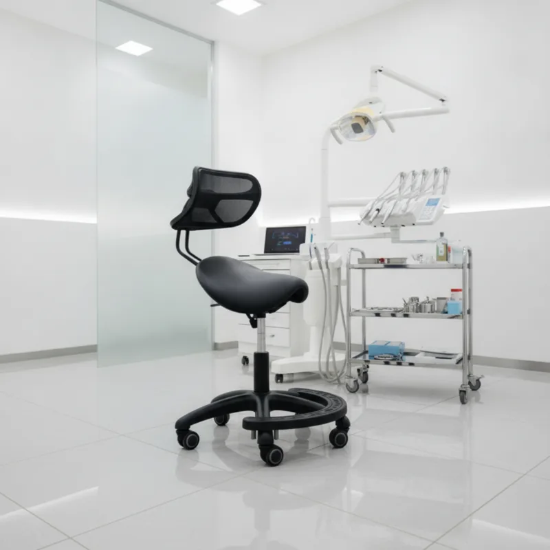 Office Furniture Ergonomic - Tekerlekli Sele Taburesi Ergonomik Sele Sandalye