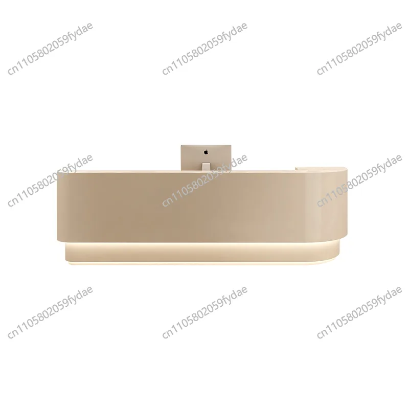 Office Furniture Logo - Giyim Mağazası Resepsiyon Masaları Logolu Led