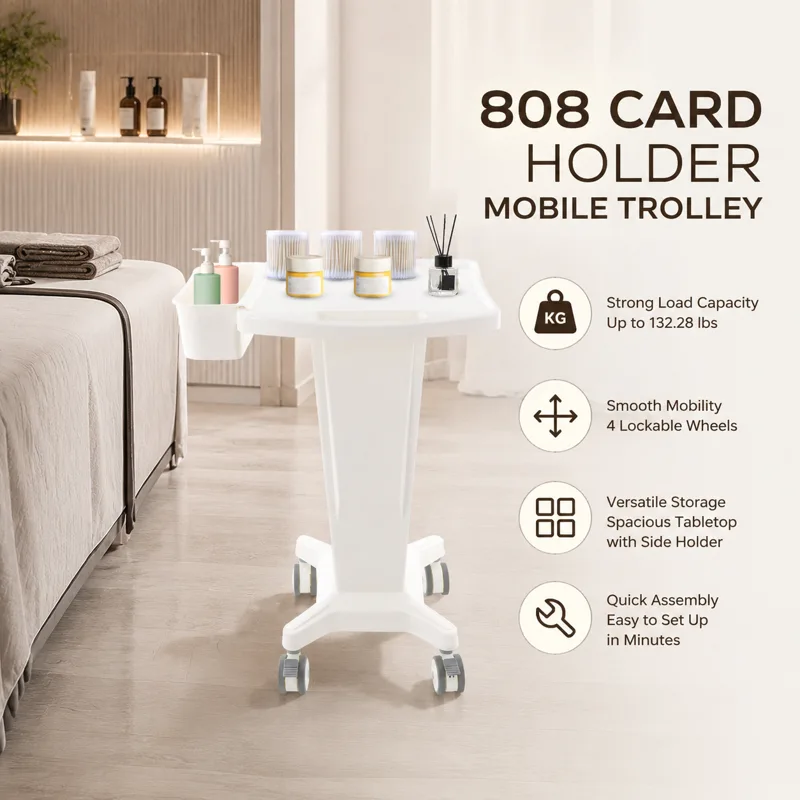 Office Furniture Ergonomic - 808 Tekerlekli Laboratuvar Arabası Mobil Depolama