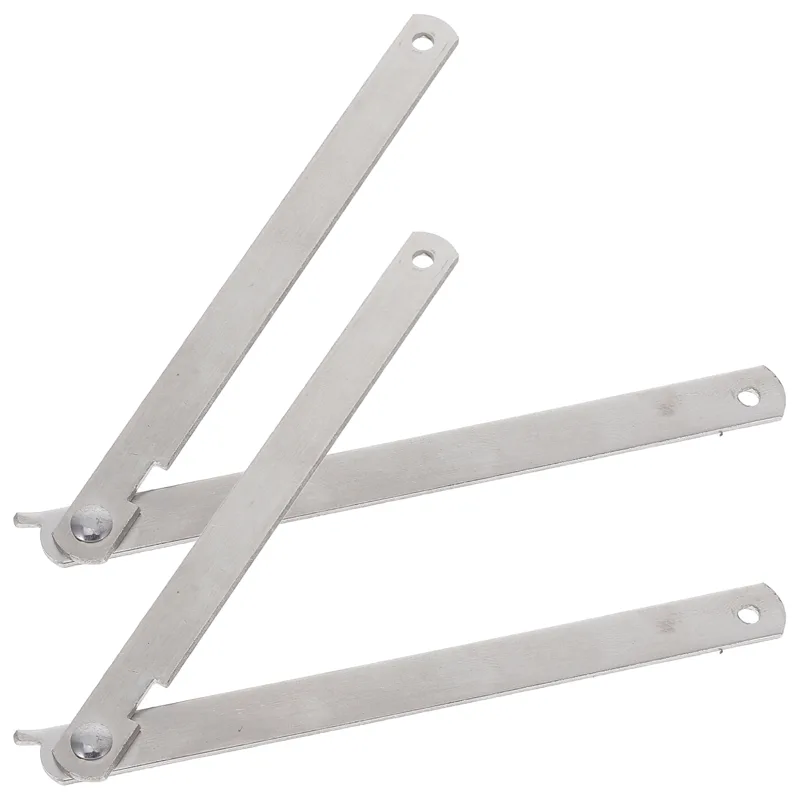 Office Furniture Hardware - 2 adet paslanmaz çelik katlanır masa