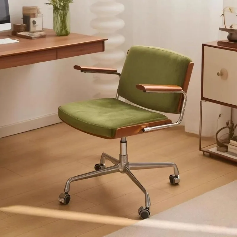 Office Furniture Ergonomic - ‌ Vintage Tarzı Döner Sandalye, Yüksekliği