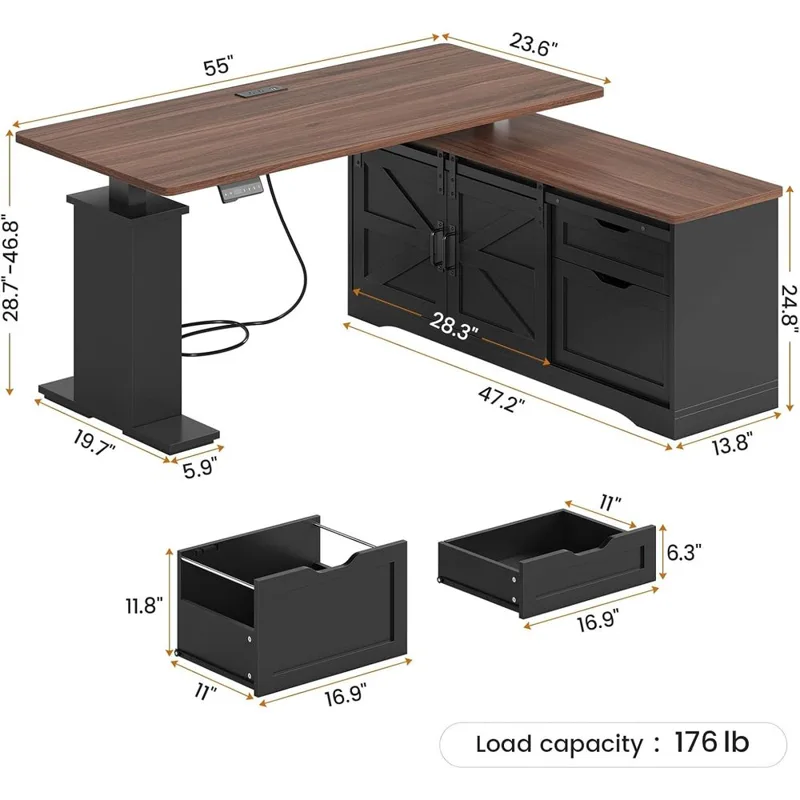L Şekilli 55 Yükseklik Ayarlı, - Office Furniture Outlet incelemesi ve fiyatı