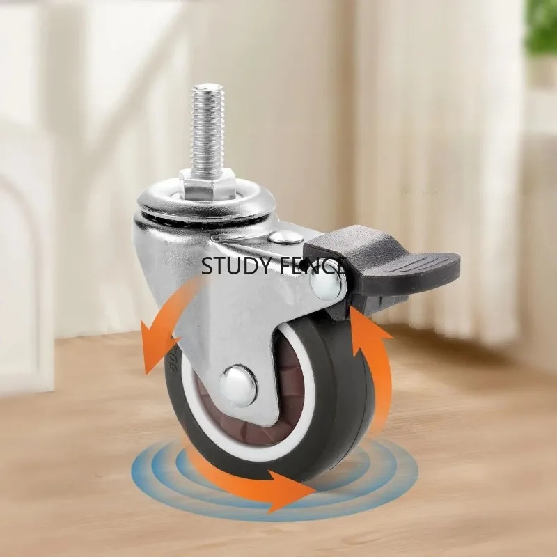 4 adet M6 vidalı tekerlekler 1 - Office Furniture Hardware incelemesi ve fiyatı