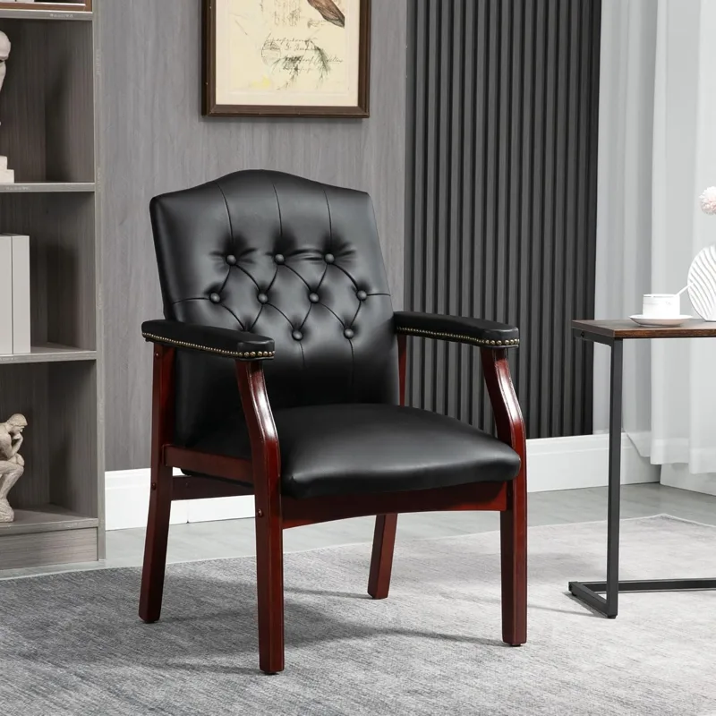 Siyah Deri Ofis Koltukları 4'l - Office Furniture Ergonomic incelemesi ve fiyatı