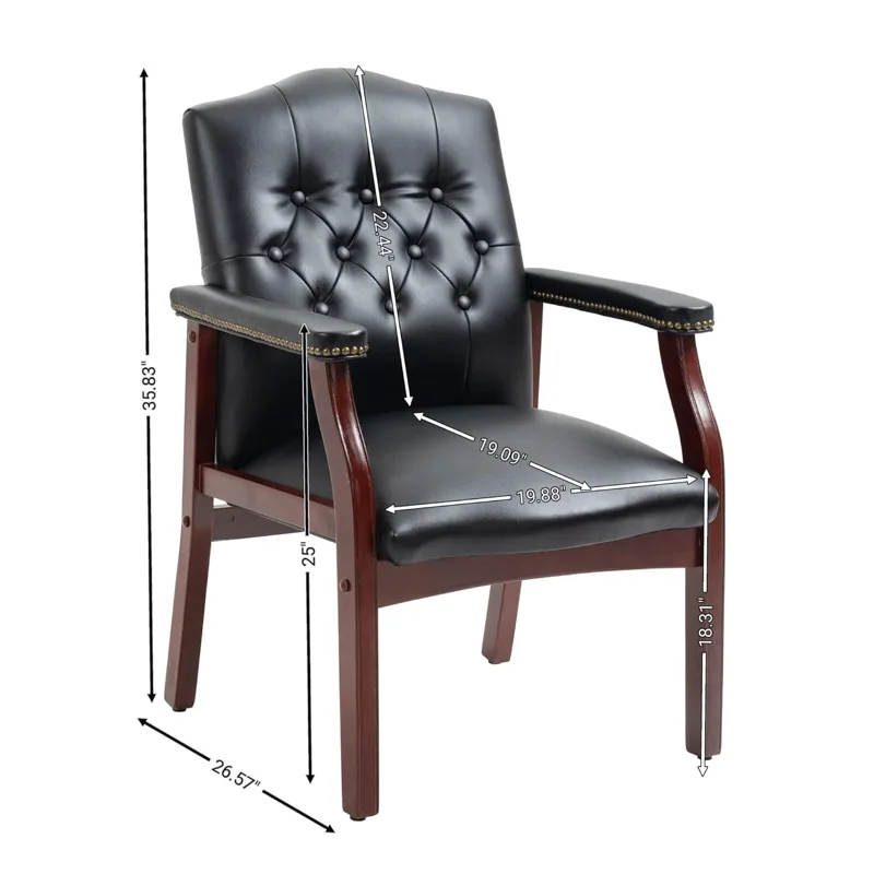 Siyah Deri Ofis Koltukları 4'l - Office Furniture Ergonomic incelemesi ve fiyatı