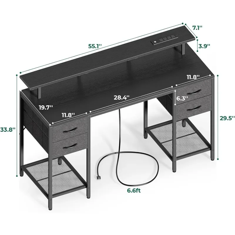 55 İnç Bilgisayar Masası 4 Çek - Office Furniture Outlet incelemesi ve fiyatı
