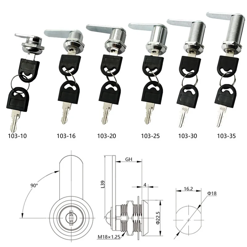 Kam kilidi güvenlik kilidi 16- - Office Furniture Hardware incelemesi ve fiyatı