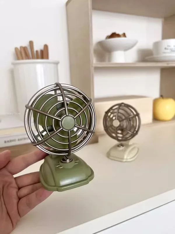 Retro masaüstü küçük Fan USB ş - Office Furniture Equipment incelemesi ve fiyatı