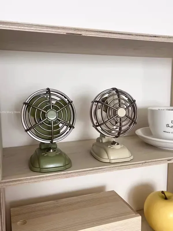 Retro masaüstü küçük Fan USB ş - Office Furniture Equipment incelemesi ve fiyatı