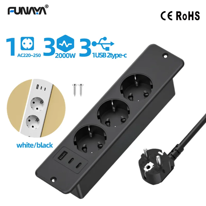 FUNAYA Ankastre Priz EU KR USB - Office Furniture Outlet incelemesi ve fiyatı